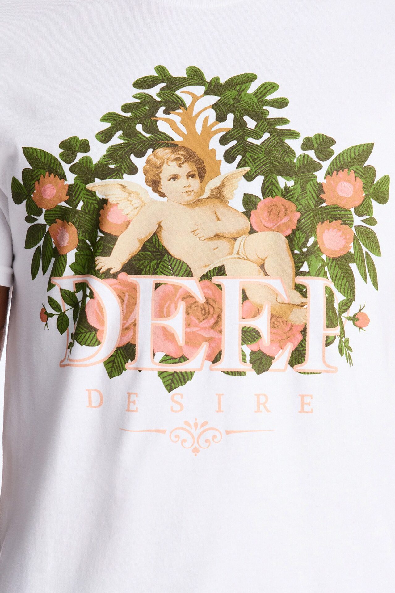 Deep Desire Short Sleeve Tee - White