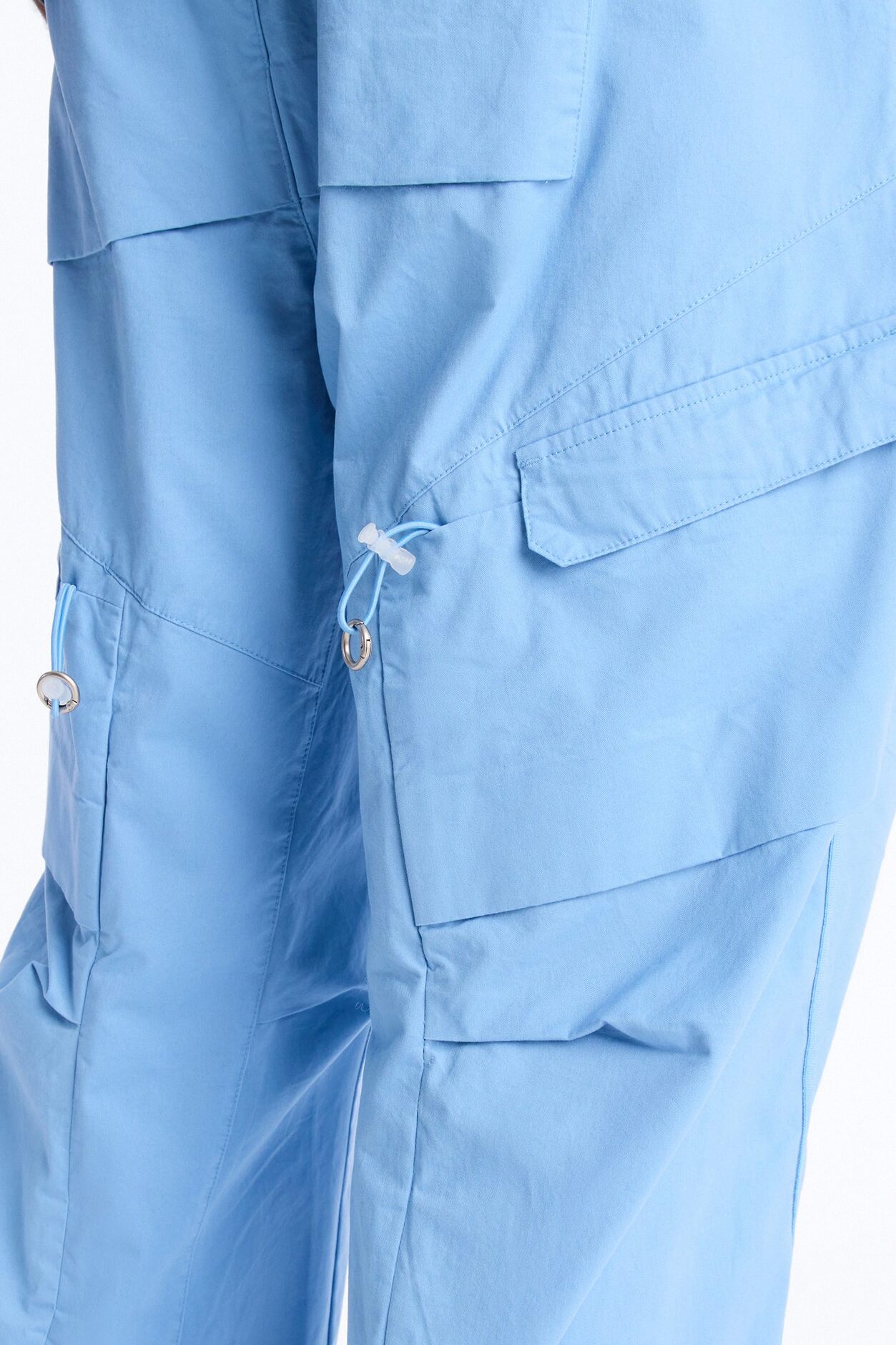 Barrel Accordion Pant - Blue