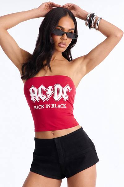 ACDC Tube Top - Red