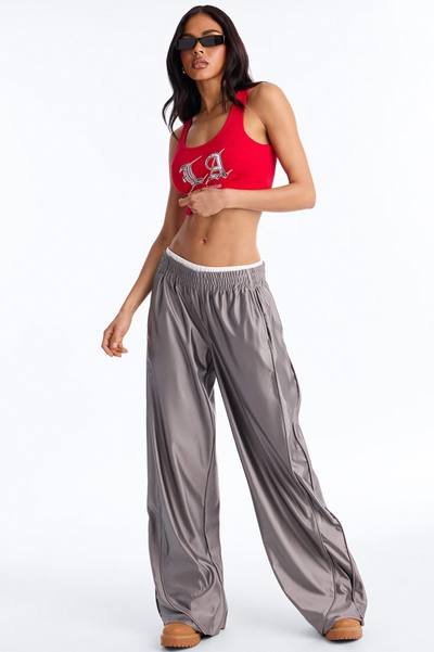 Different Wavelength Low Rise Double Waistband Pant 33″ - Grey