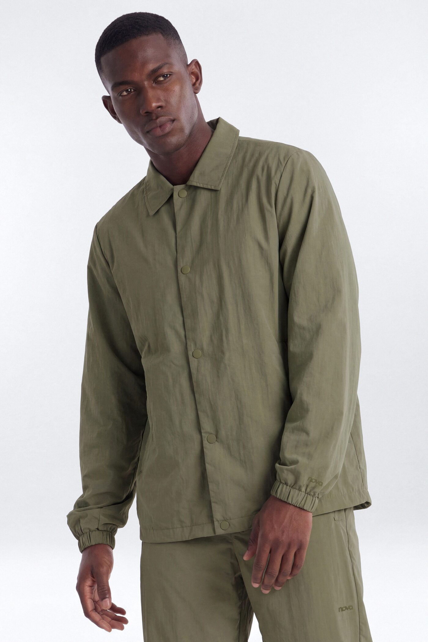 CoreNylon Active Coach's Jacket - Moss