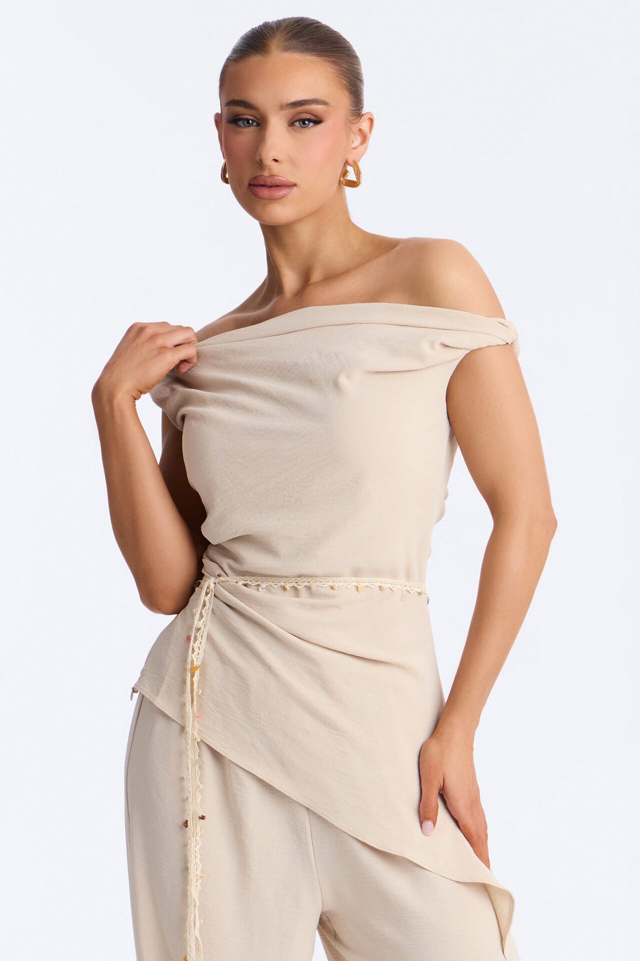 Laguna Veda 3 Piece Pant Set - Sand