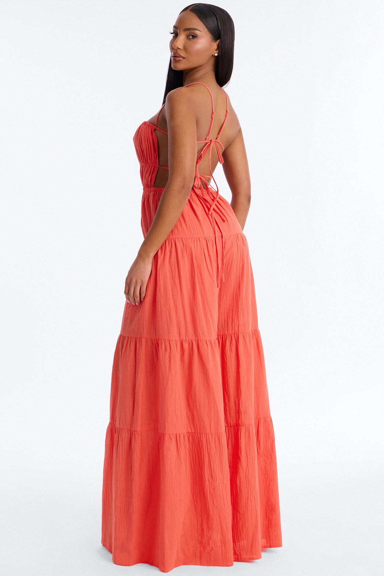 On A Getaway Wide Leg Jumpsuit - Orange