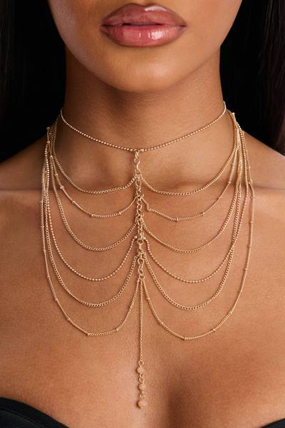 Overflowing Gratitude Choker - Gold