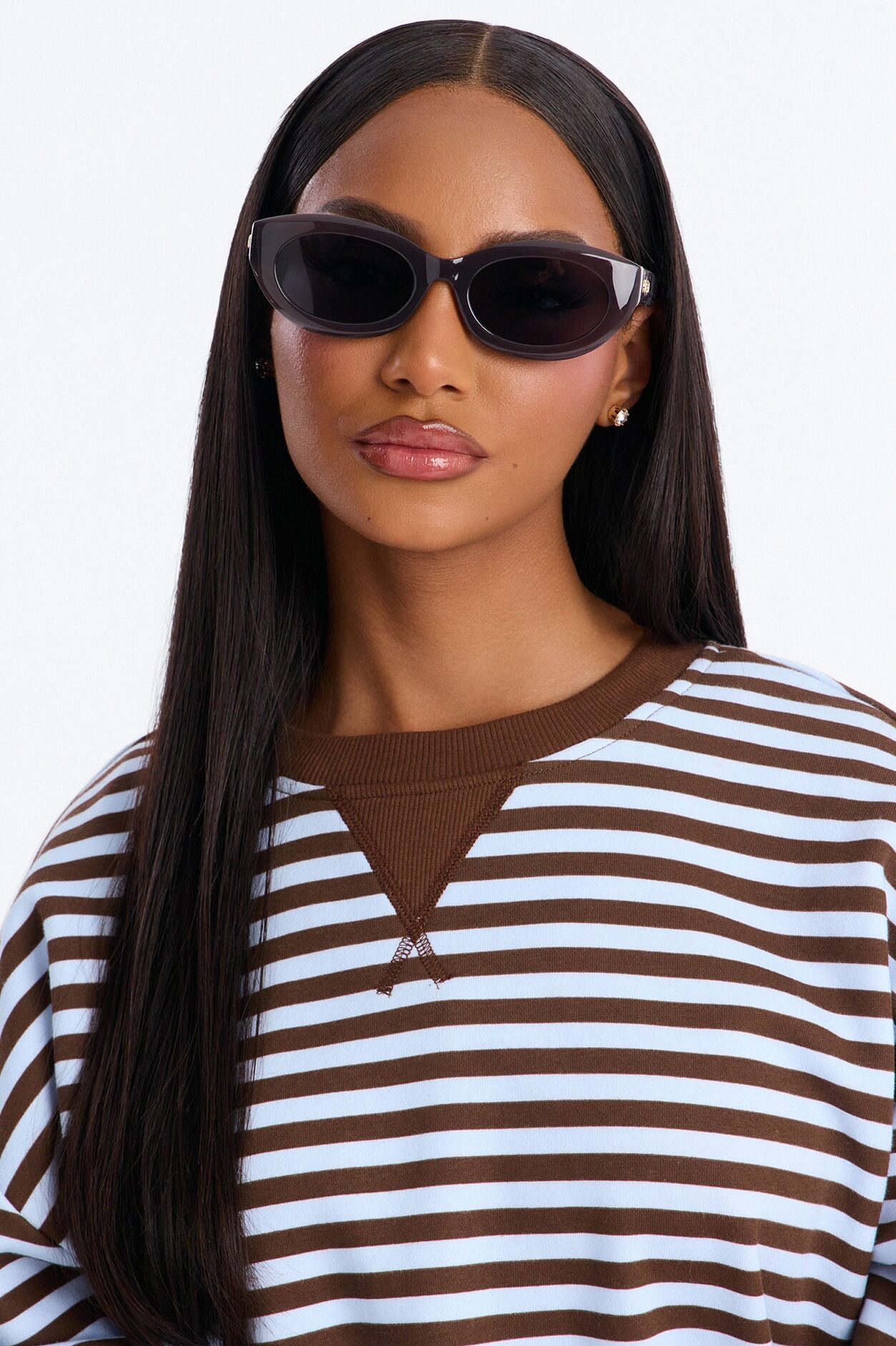 Gloss Gal Sunglasses - Brown