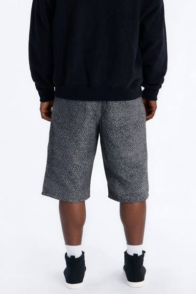 Baggy Tapestry Denim Short - Grey