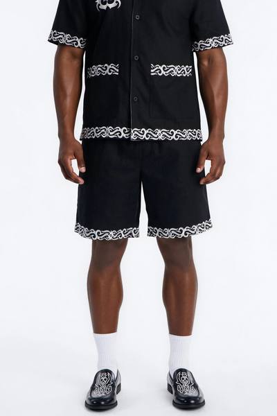 Relaxed Coastal Isla Short - Black