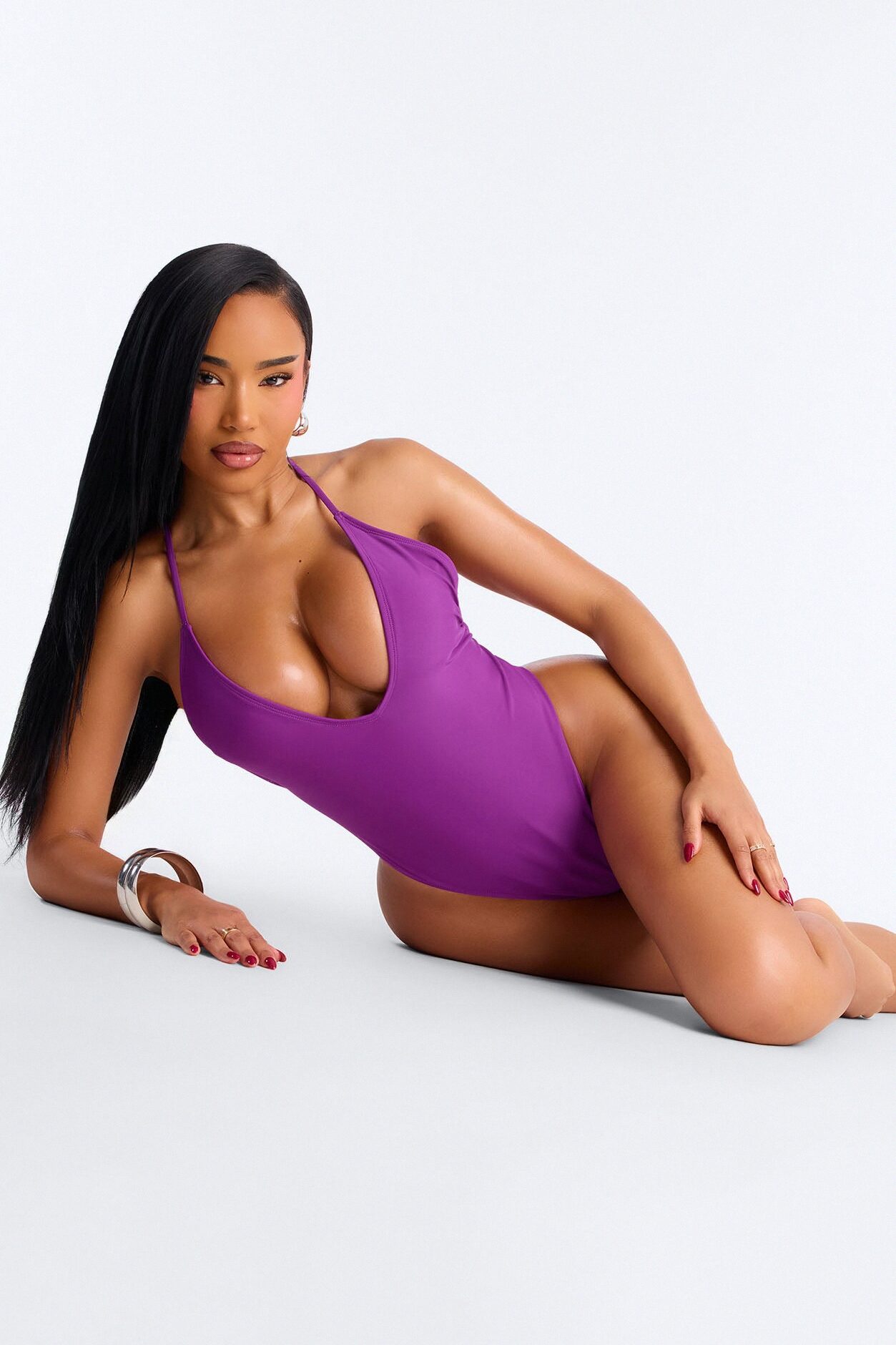 One And Only 1 Piece Swimsuit - Purple