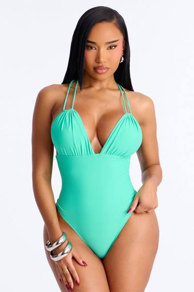 Lagoon Luxe 1 Piece Swimsuit - Mint