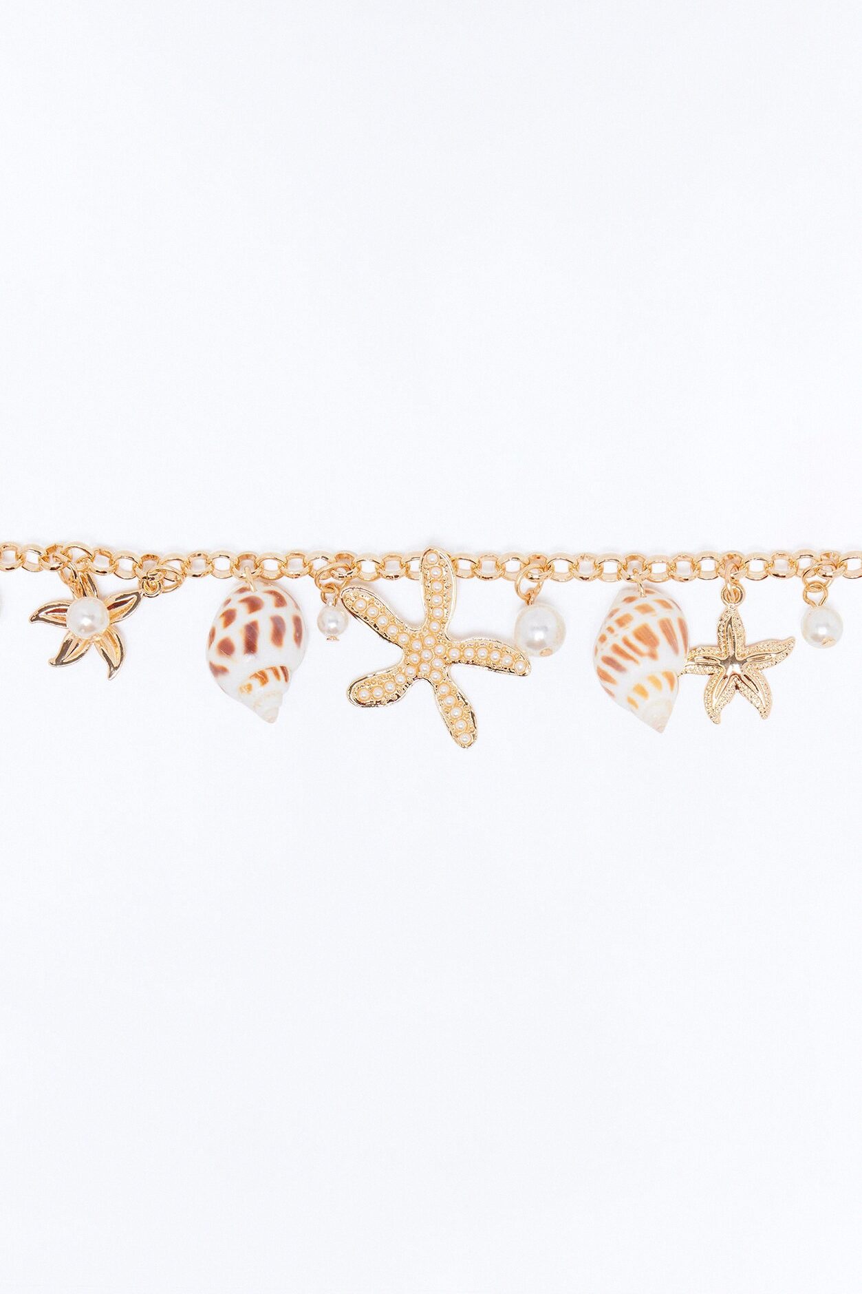 Looking At These Waves Charm Chain Belt - Gold