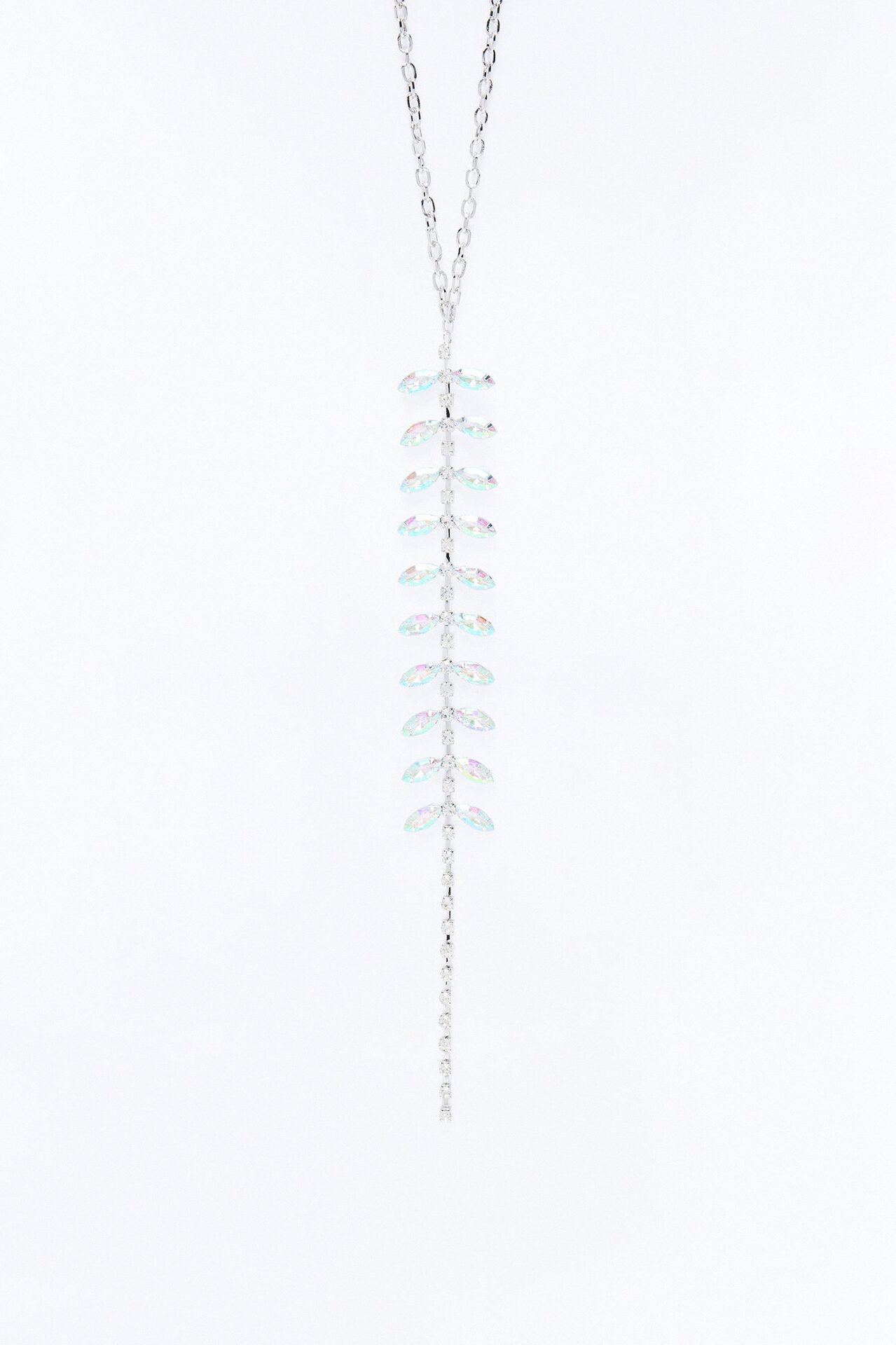 Indecision Lariat Necklace - Silver