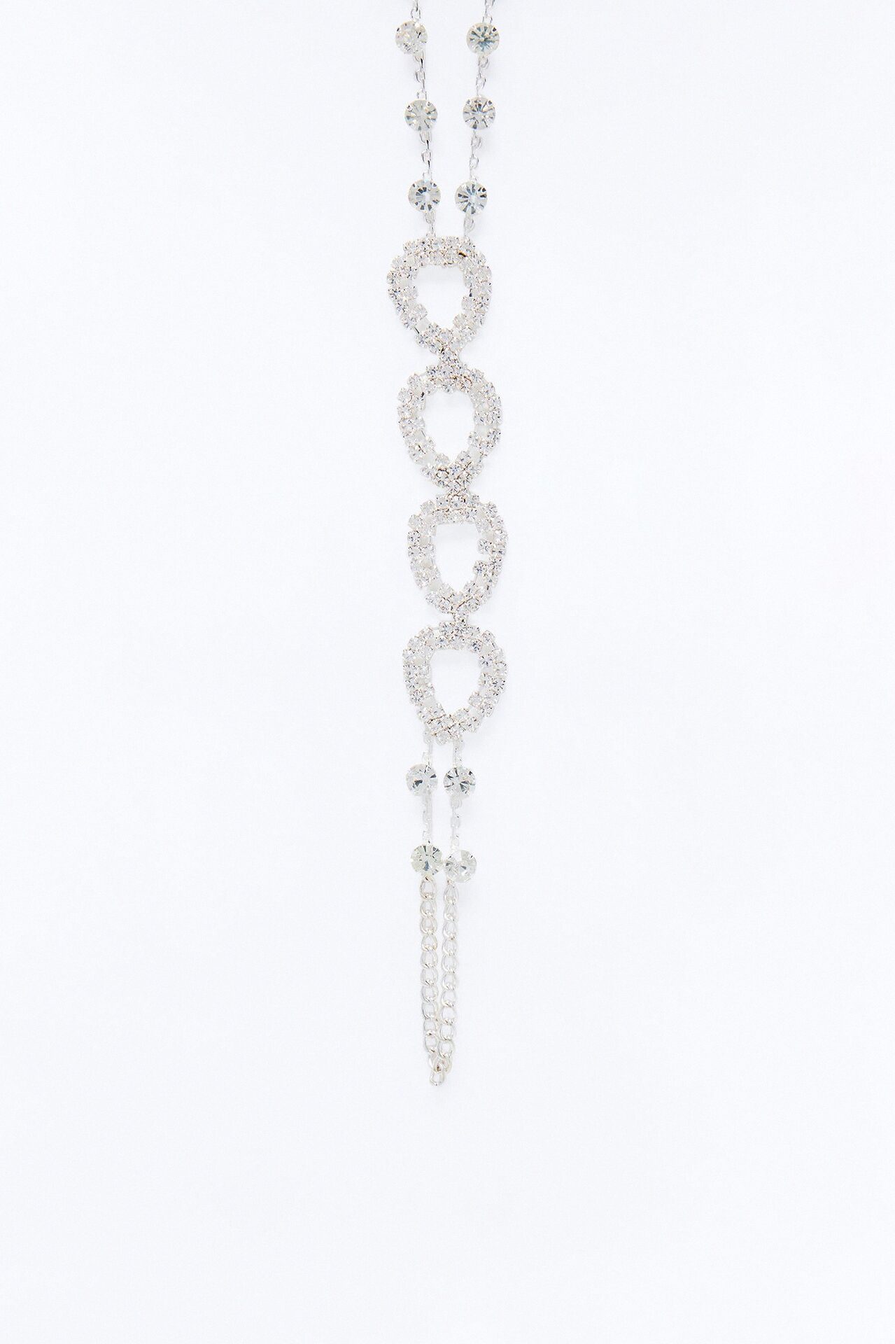 Totally In Love Toe Chain Anklet - Silver