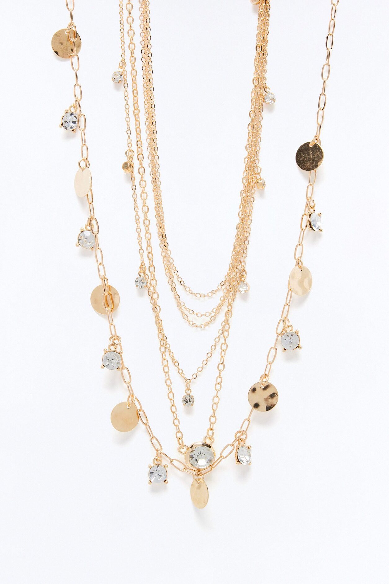 Forever Salty Layered Necklace - Gold