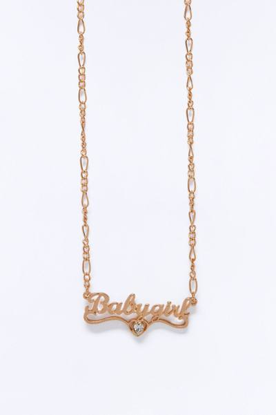 Mini Babygirl Necklace - Gold