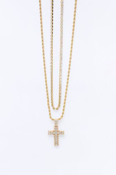 Golden Redemption Necklace Set - Gold