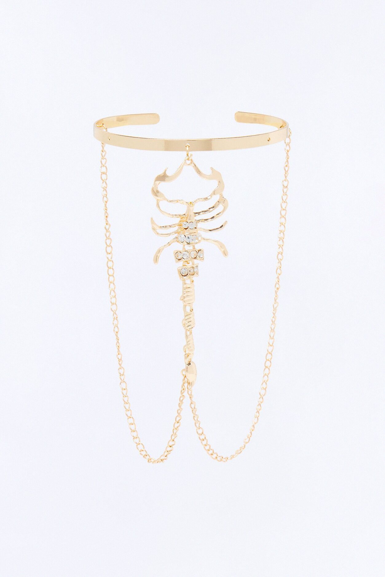 Don't Get Too Close Scorpion Arm Cuff - Gold