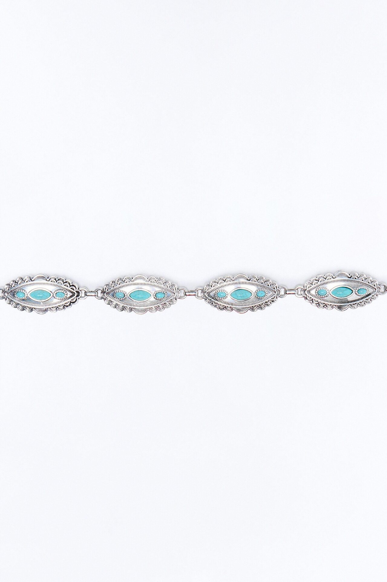 Endless Waves Chain Belt - Turquoise