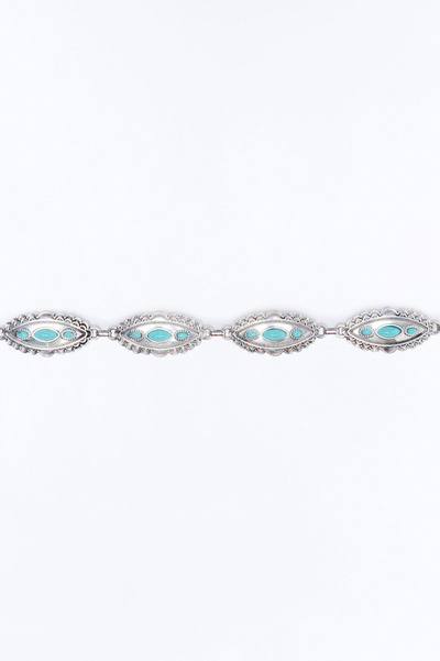 Endless Waves Chain Belt - Turquoise