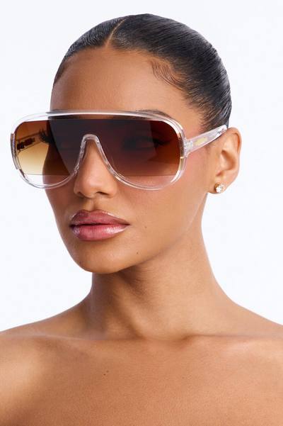 Keep Them Off Aviator Sunglasses - Clear