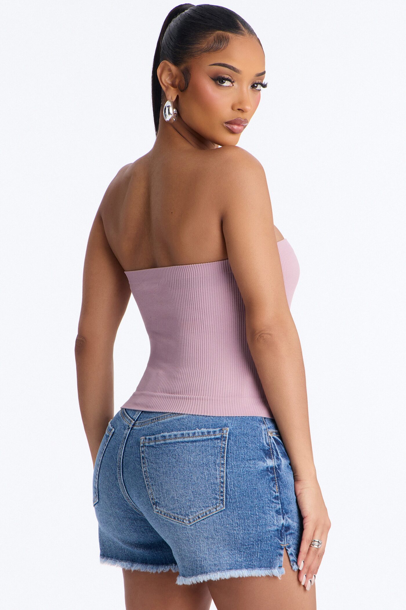 Kimberly Seamless Tube Top - Lilac