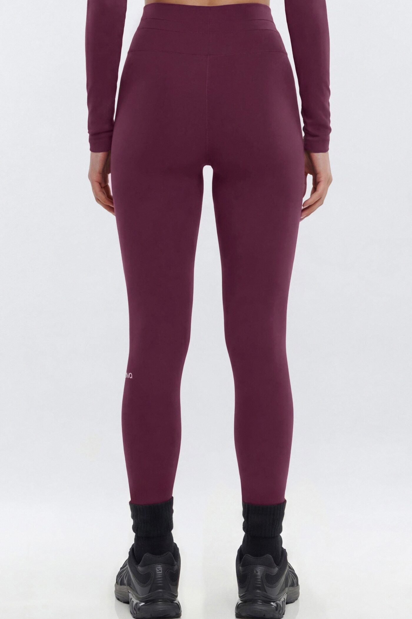 ProStretch™ 27″ High Rise Drawstring Legging - Merlot
