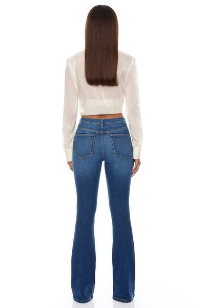 Tessa Flared Denim Jeans - Medium Wash