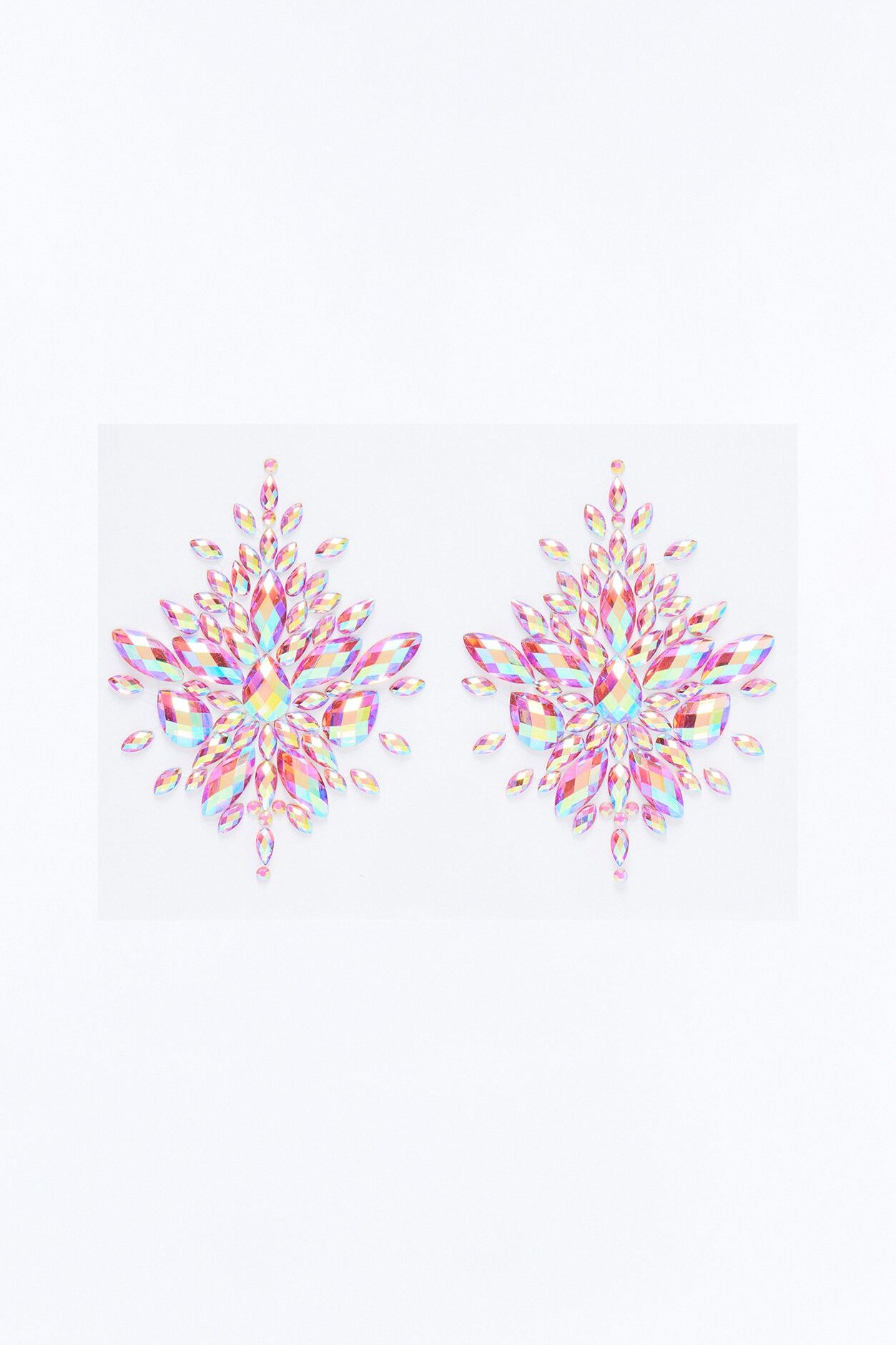 Shining In Color Face And Body Jewels - Multi Color