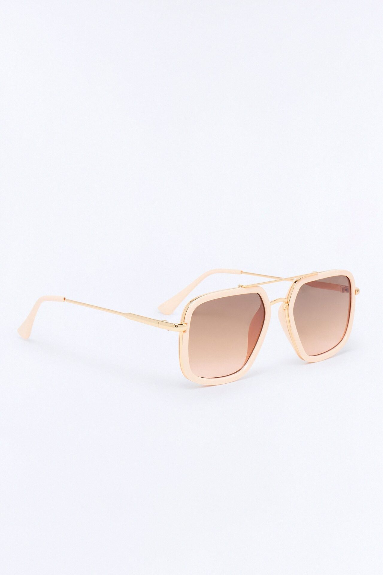 Balcony Aviator Sunglasses - Ivory