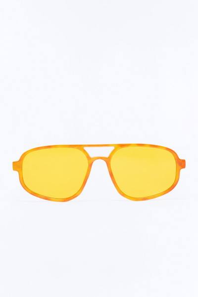 Summer Escape Shield Sunglasses - Yellow