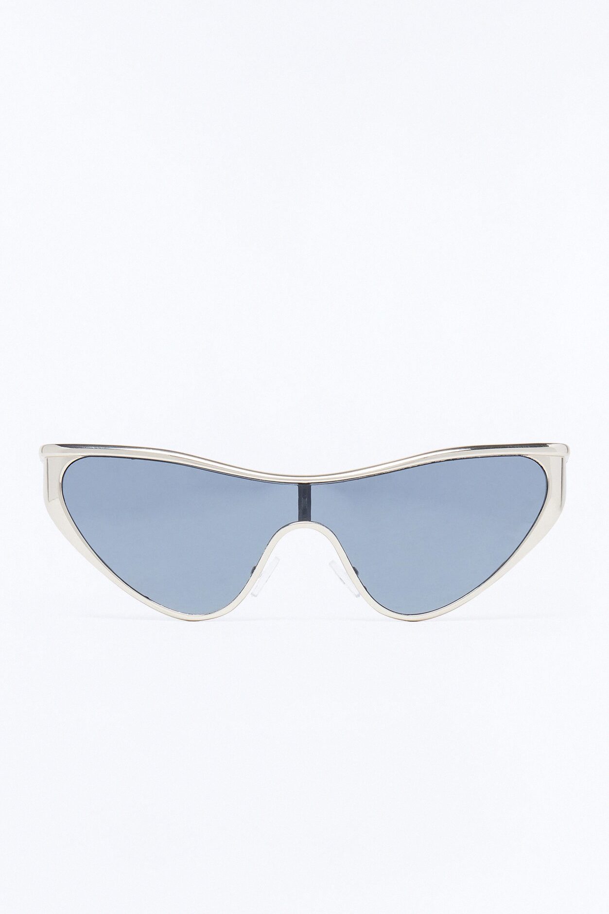 Speedy Cat Eye Sunglasses - Silver/Black