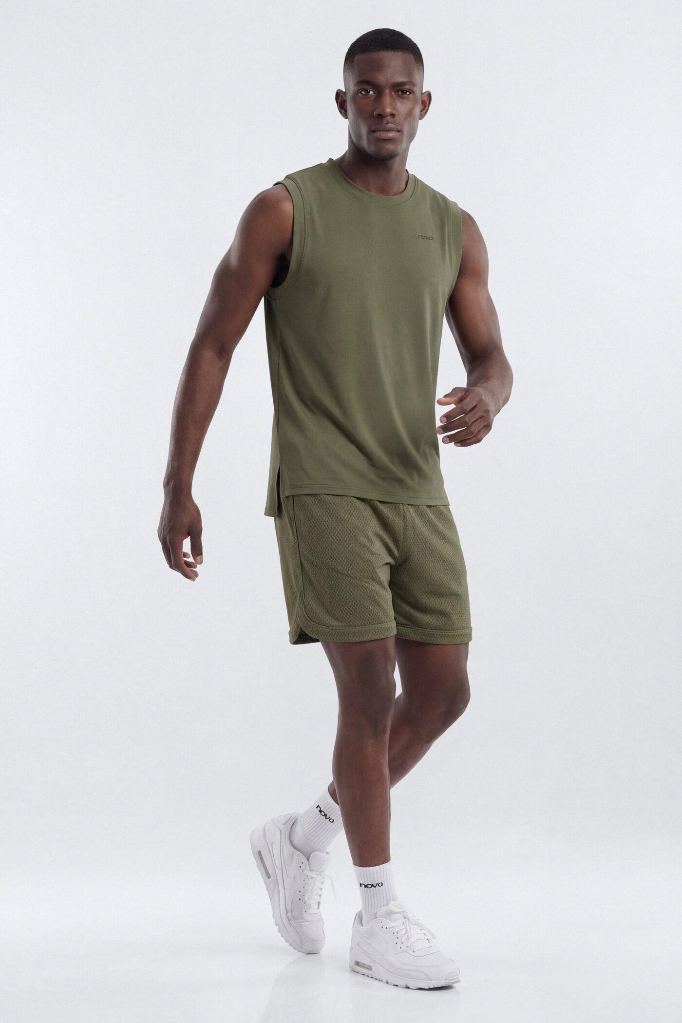 HexTech™ Active Muscle T-Shirt - Moss