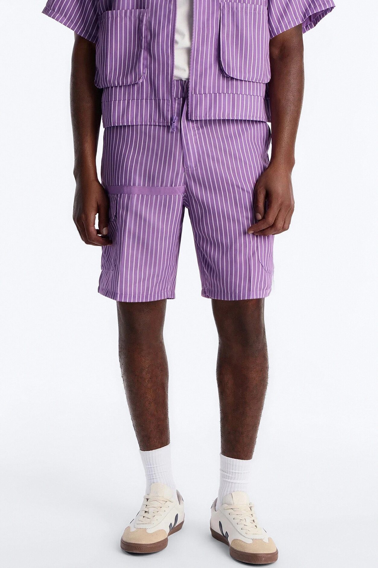 Relaxed Desert Dunes Cargo Short - Purple