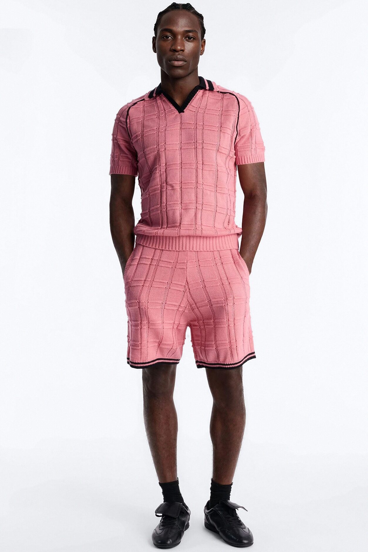 Relaxed Riviera Knit Short - Pink