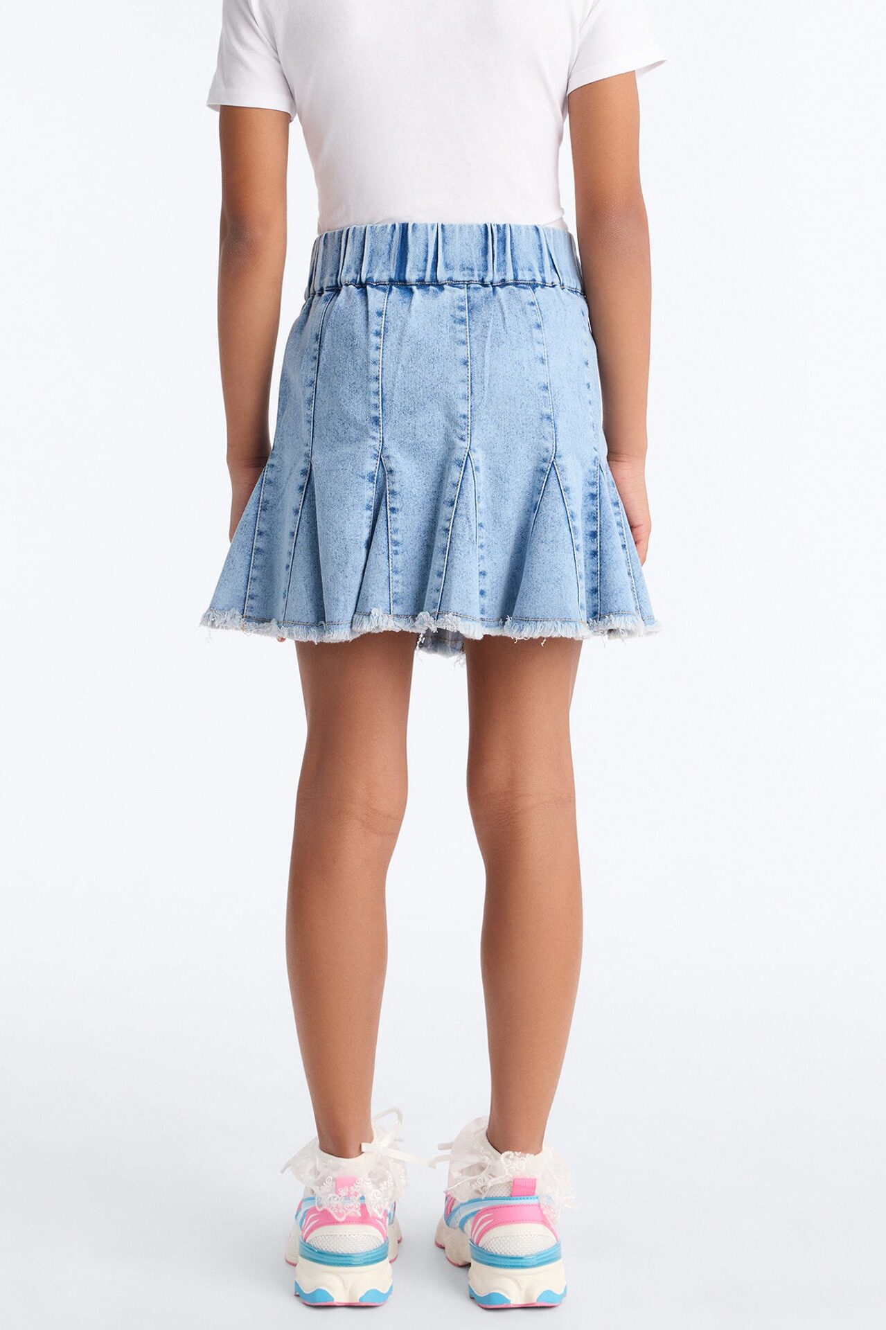 Mini By Your Side Denim Skirt - Medium Wash