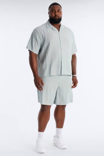 Relaxed Aegean Pleat Short - Sage