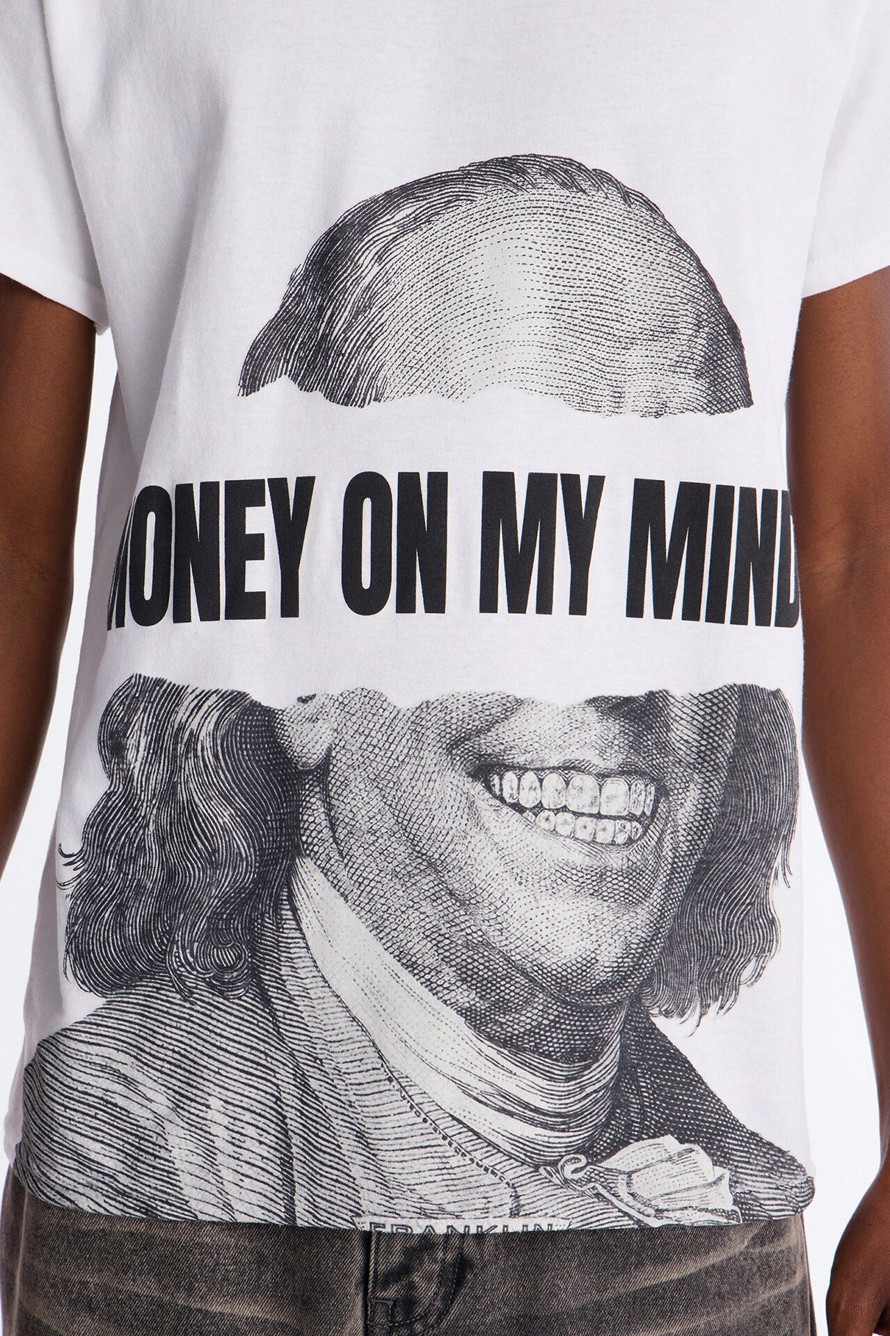 Hustle In My Blood Short Sleeve Tee - White