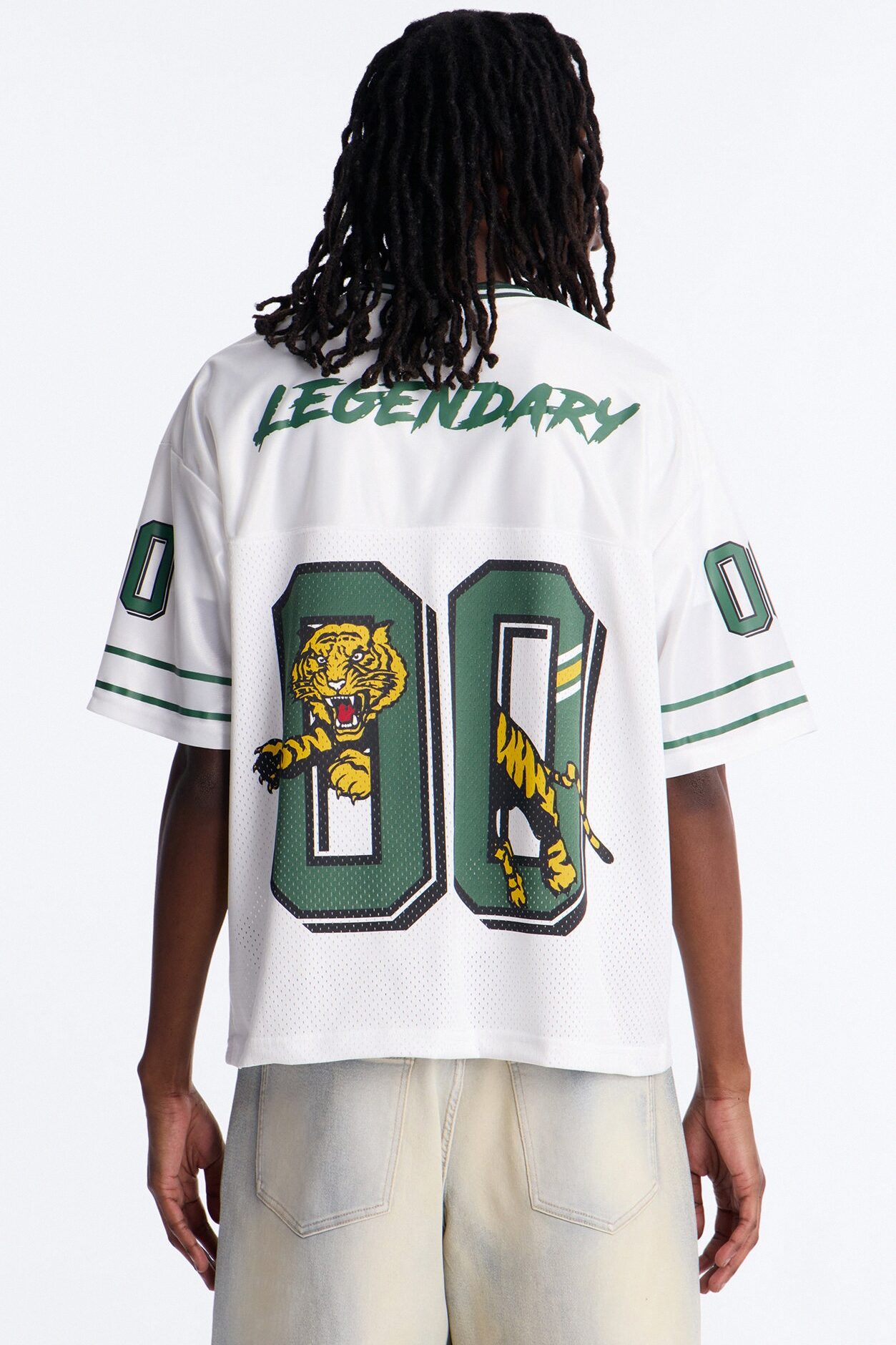 Legendary Tiger 00 Football Jersey - White
