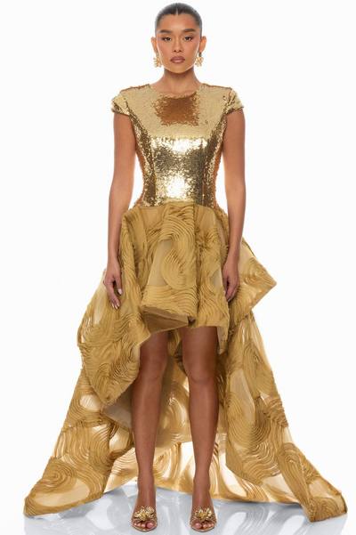 Prized Possession Sequin Mini Dress - Gold