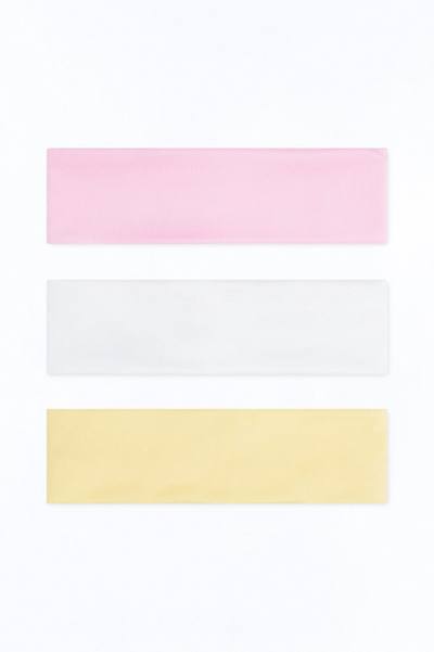 Mini Athletic Girly 3 Piece Headband Set - Multi Color