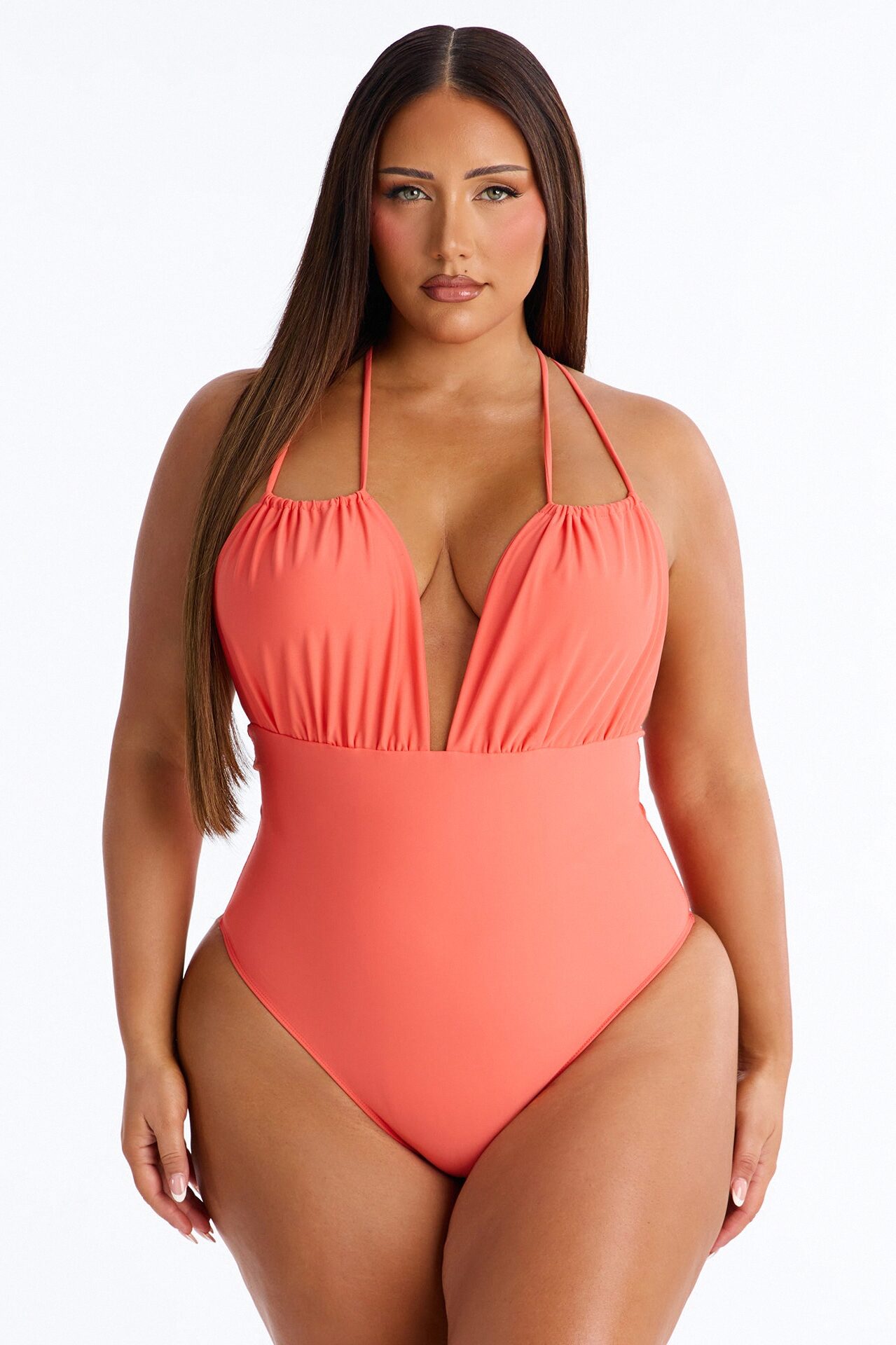 Lagoon Luxe 1 Piece Swimsuit - Coral