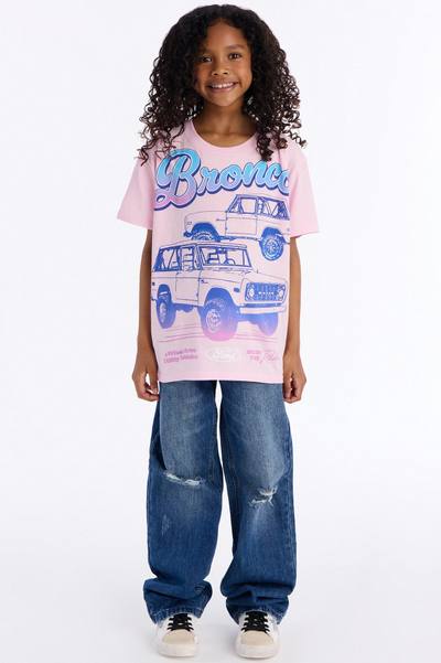 Mini Ford Bronco Short Sleeve Tee - Pink