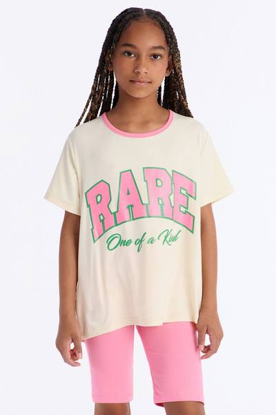 Mini Rare Bike Short Set - White/combo