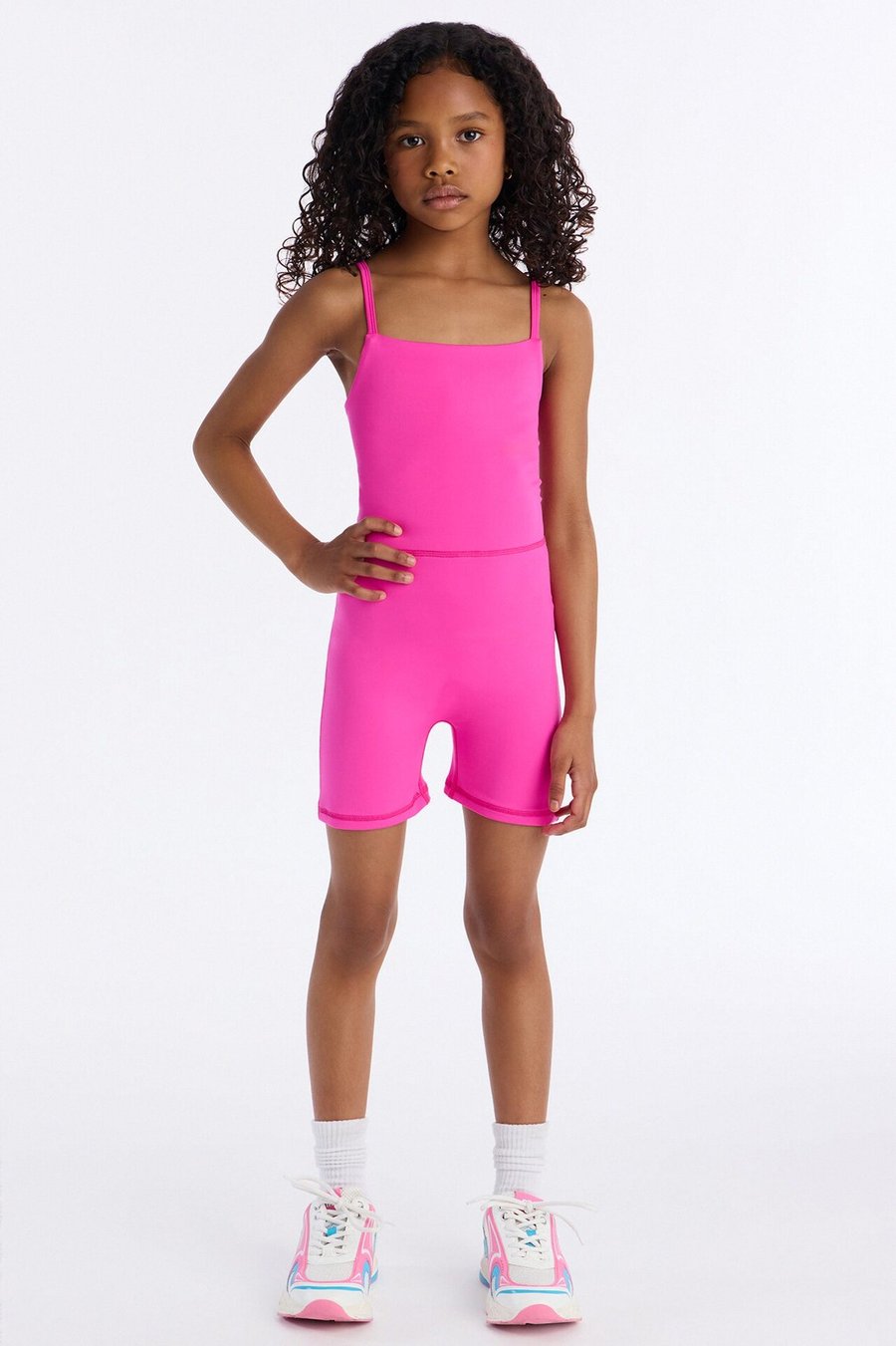 Mini Believe You're A Winner Sportscore Romper - Pink