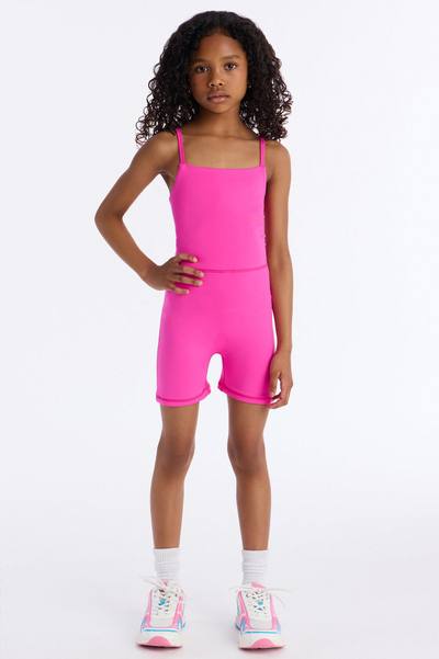 Mini Believe You're A Winner Sportscore Romper - Pink