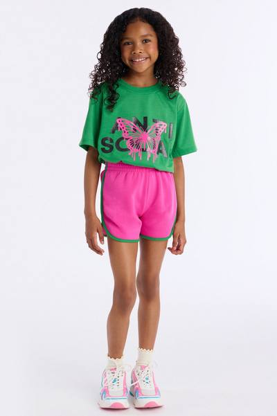 Mini Anti Social Short Set - Green/combo