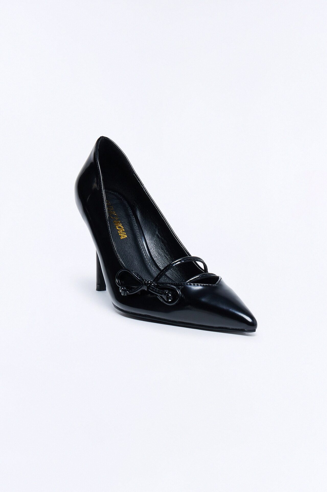 Embery Bow Stiletto Pumps - Black
