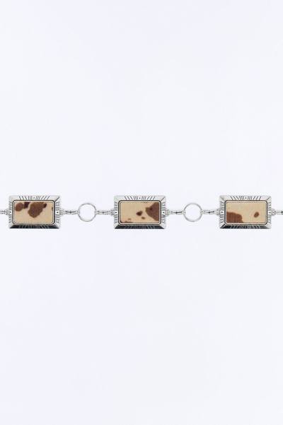 Riding In Style Chain Belt - Silver