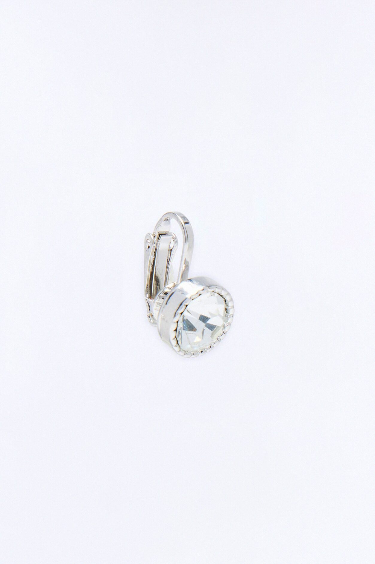 Bling Edition Clip On Belly Ring - Silver
