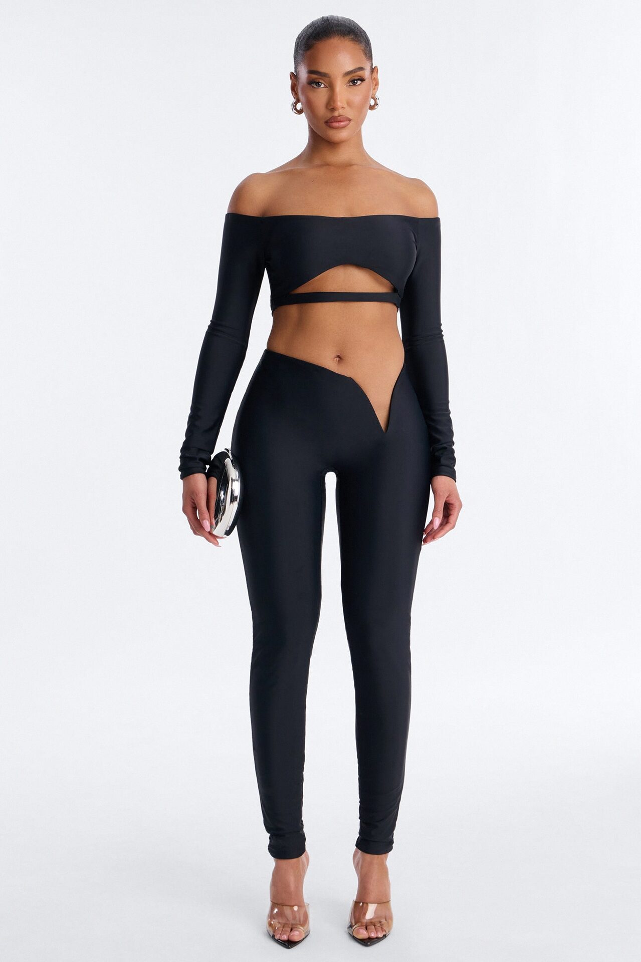 Roxy Form Double Lined Pant Set - Black