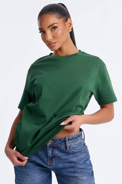 Random Tuesday Oversized T Shirt - Green